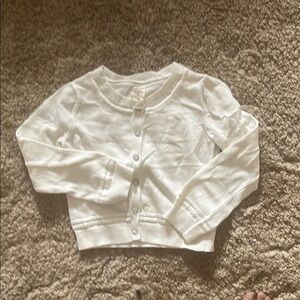 OshKosh B'gosh Classic White Button-Up Sweater